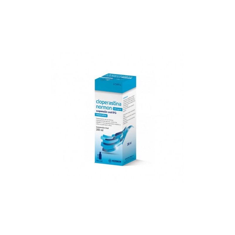 CLOPERASTINA NORMON EFG 3,54 mg/ml SUSPENSION ORAL 1 FRASCO 200 ml