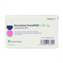 PARACETAMOL FARMAMABO EFG 1000 mg 10 COMPRIMIDOS