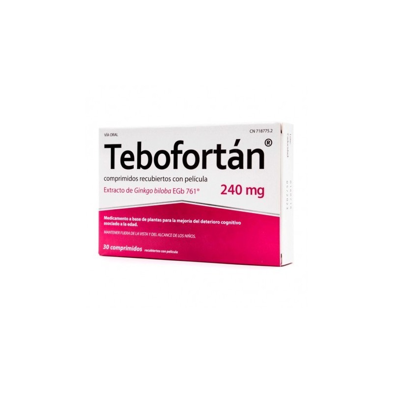 TEBOFORTAN 240 mg 30 COMPRIMIDOS RECUBIERTOS