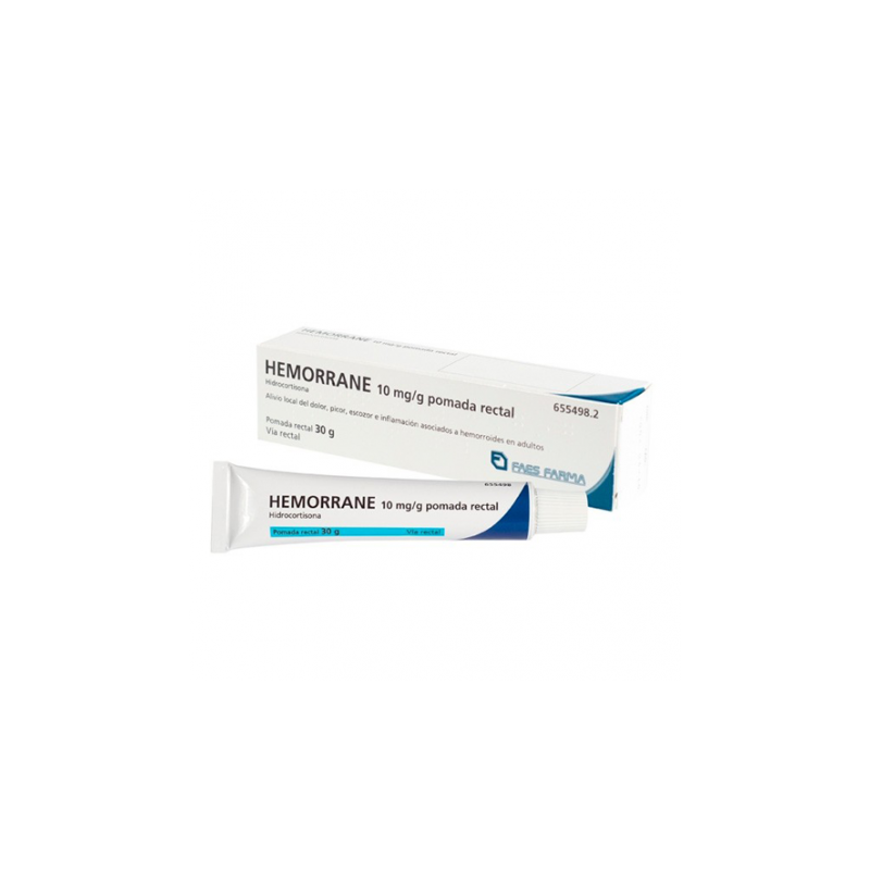 HEMORRANE 10 mg/g POMADA RECTAL 1 TUBO 30 g