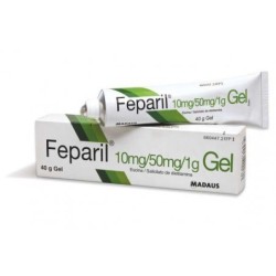 FEPARIL 10 mg/g + 50 mg/g GEL CUTANEO 1 TUBO 40 g
