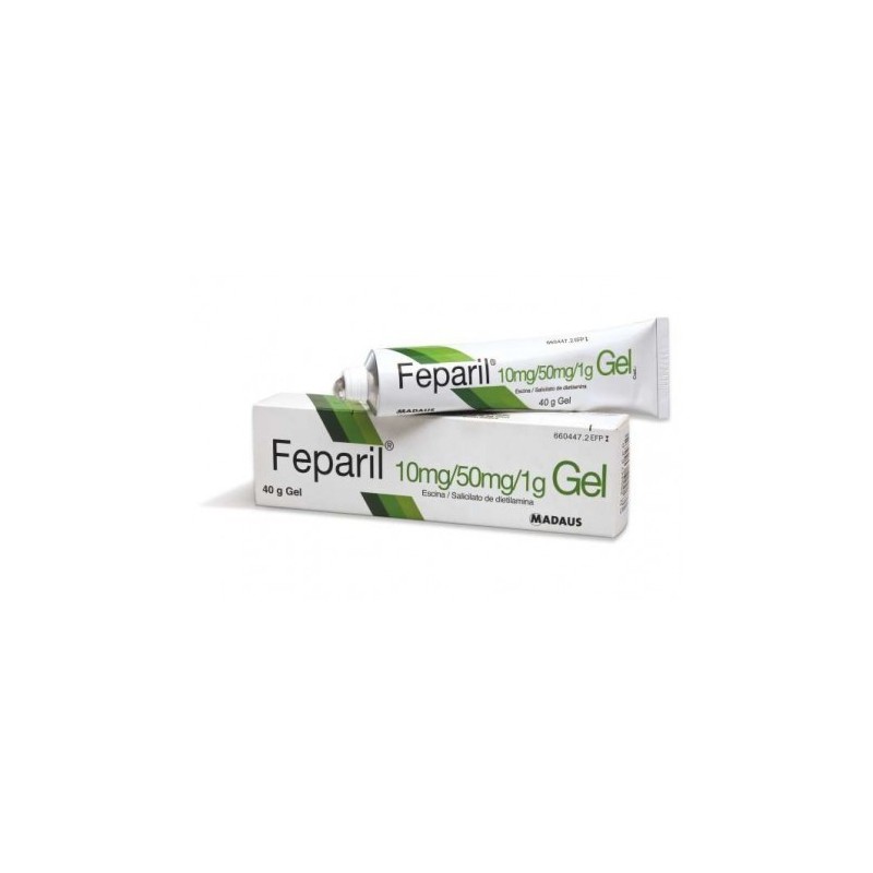 FEPARIL 10 mg/g + 50 mg/g GEL CUTANEO 1 TUBO 40 g