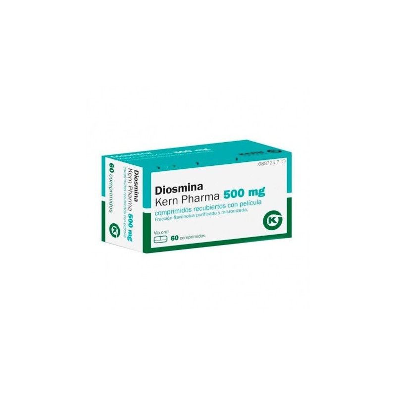 DIOSMINA KERN PHARMA 500 mg 60 COMPRIMIDOS RECUBIERTOS