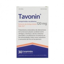 TAVONIN 120 mg 30 COMPRIMIDOS RECUBIERTOS