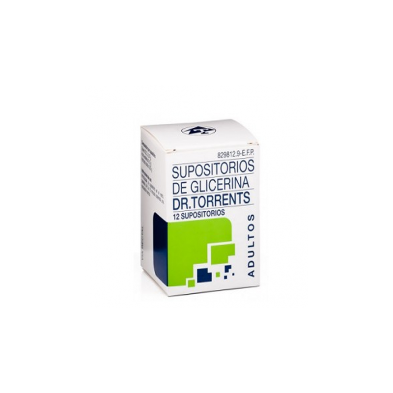 SUPOSITORIOS DE GLICERINA DR. TORRENTS ADULTOS 3,27 g 12 SUPOSITORIOS