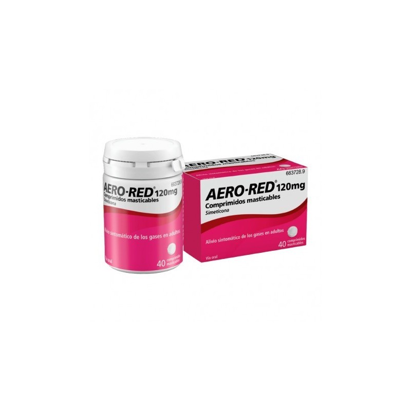 AERO RED 120 mg 40 COMPRIMIDOS MASTICABLES