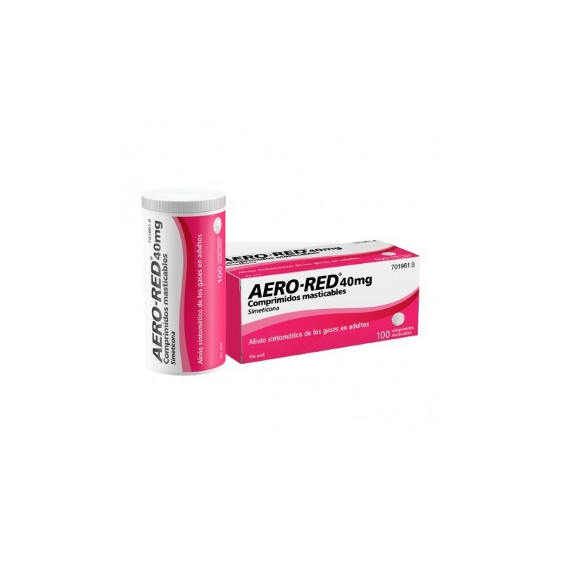 AERO RED 40 mg 100 COMPRIMIDOS MASTICABLES