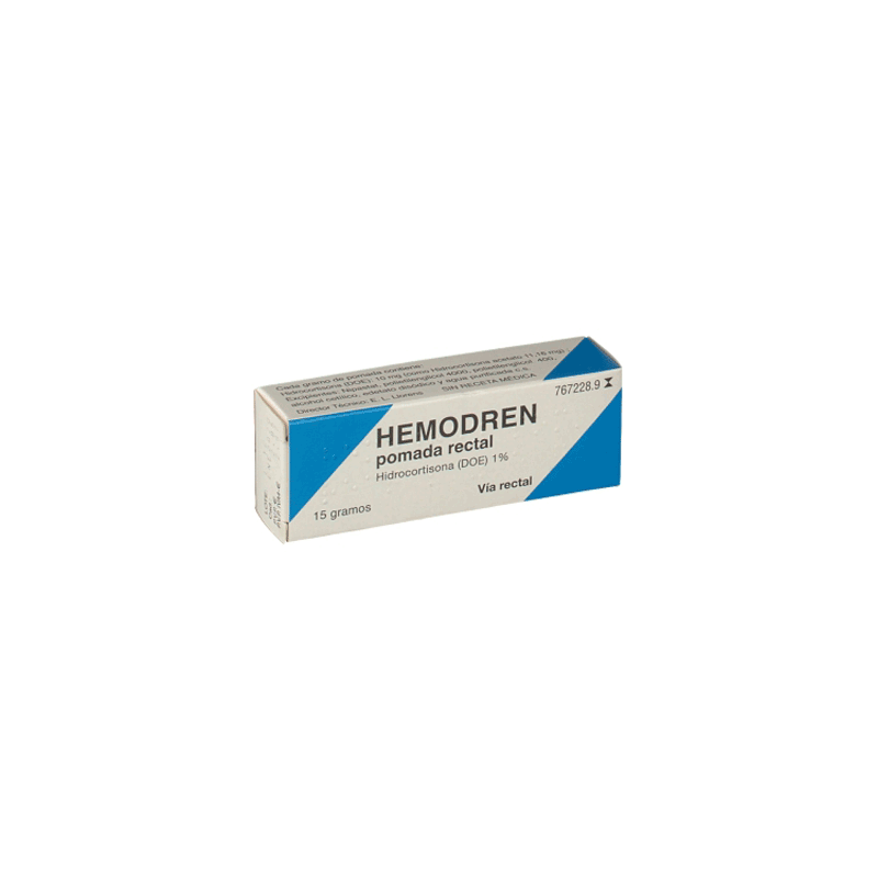 HEMODREN 10 mg/g POMADA RECTAL 1 TUBO 15 g