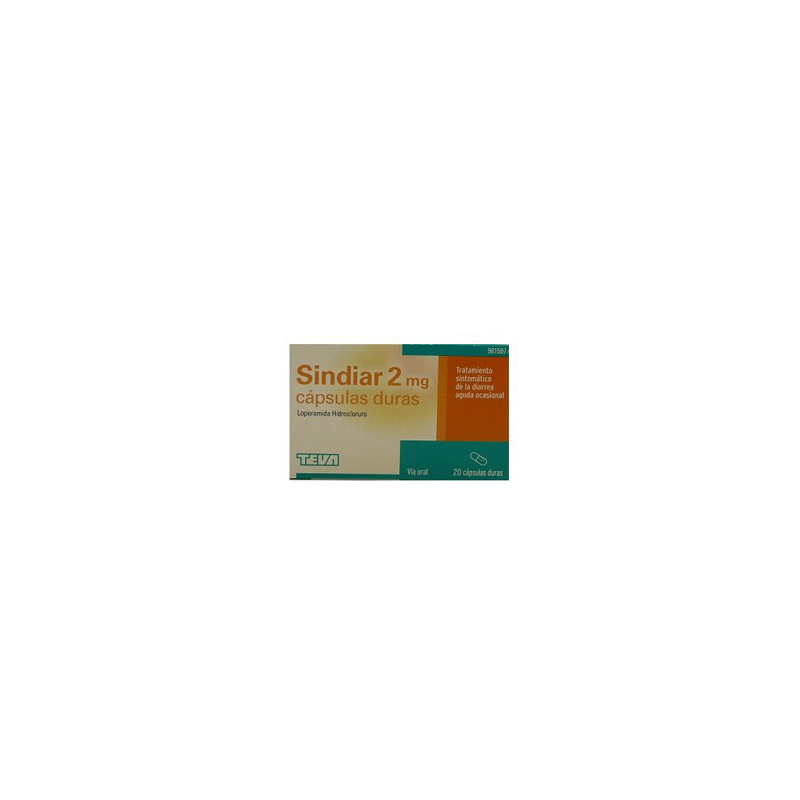 SINDIAR 2 mg 20 CAPSULAS