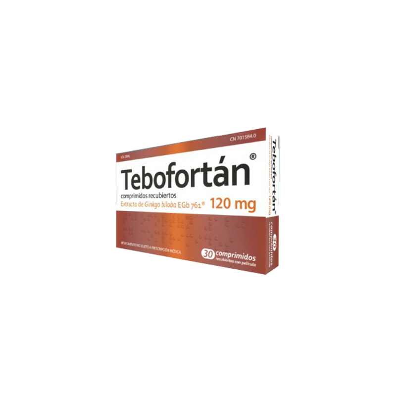 TEBOFORTAN 120 mg 30 COMPRIMIDOS RECUBIERTOS