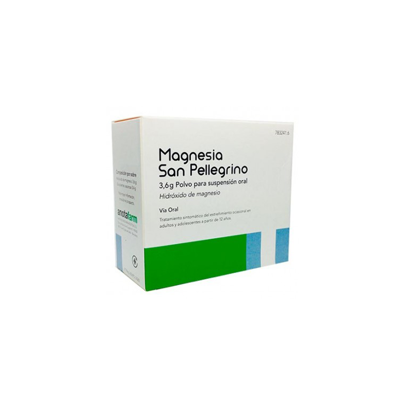MAGNESIA SAN PELLEGRINO 3,6 g 20 SOBRES POLVO PARA SUSPENSION ORAL