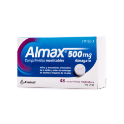 ALMAX 500 mg 48 COMPRIMIDOS MASTICABLES