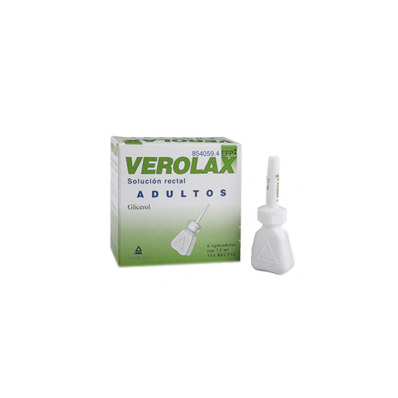 VEROLAX ADULTOS 5,4 ml SOLUCION RECTAL 6 ENEMAS 7,5 ml