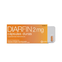DIARFIN 2 mg 20 CAPSULAS
