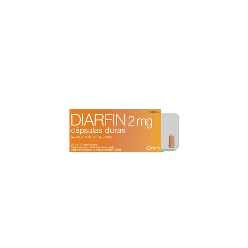 DIARFIN 2 mg 20 CAPSULAS