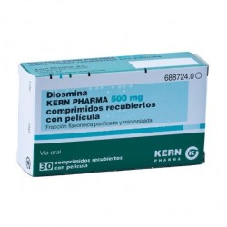 DIOSMINA KERN PHARMA 500 mg 30 COMPRIMIDOS RECUBIERTOS