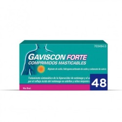 GAVISCON FORTE 48 COMPRIMIDOS MASTICABLES