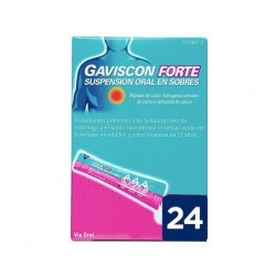 GAVISCON FORTE 24 SOBRES SUSPENSION ORAL 10 ml