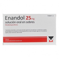 Enandol para los dolores, es como Enantyum pero sin receta, se puede comprar online