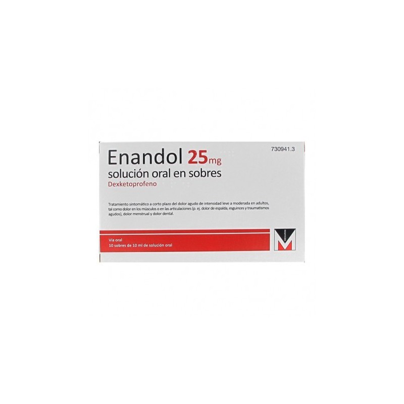Enandol para los dolores, es como Enantyum pero sin receta, se puede comprar online